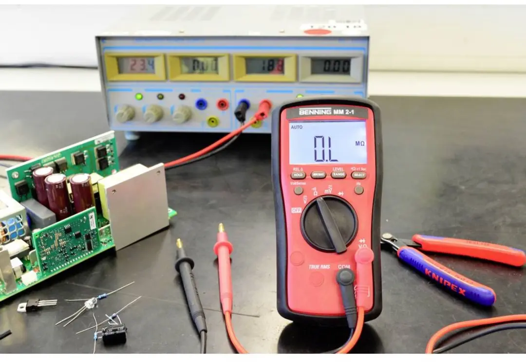 Multimeter MM 2-1 0,01 mV - 600V AC/DC TRUE RMS BENNING