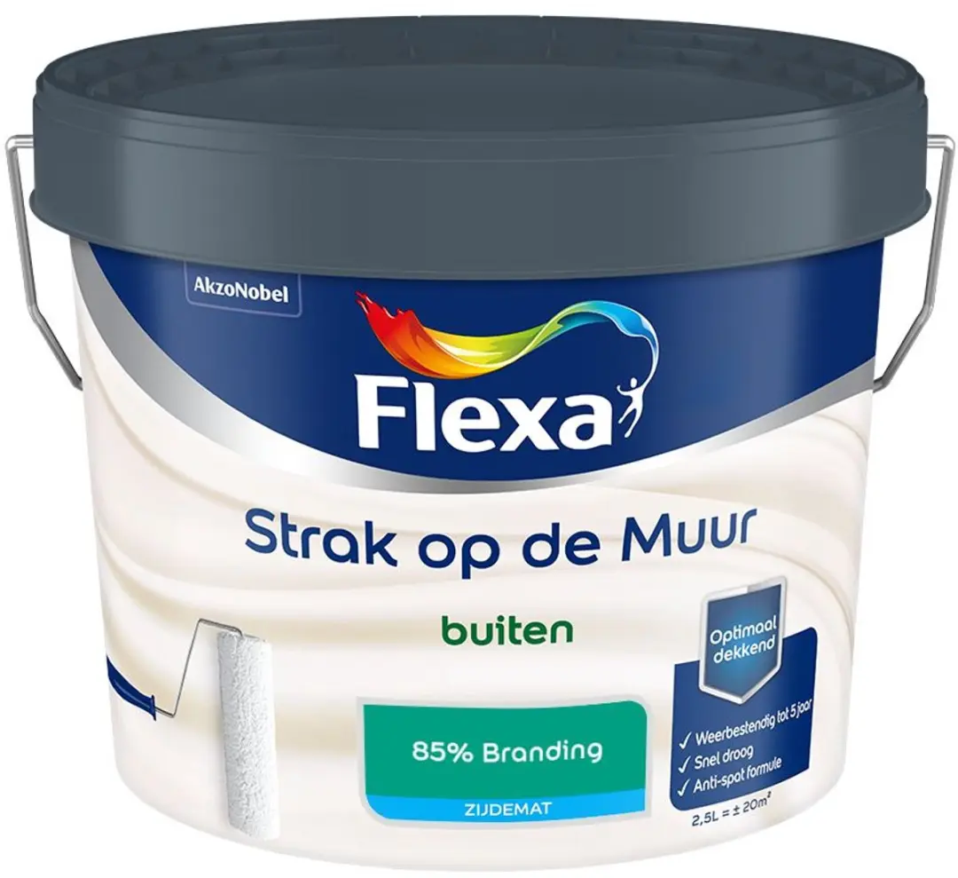 Flexa Strak Op De Muur Buiten Mengverf 2,5L