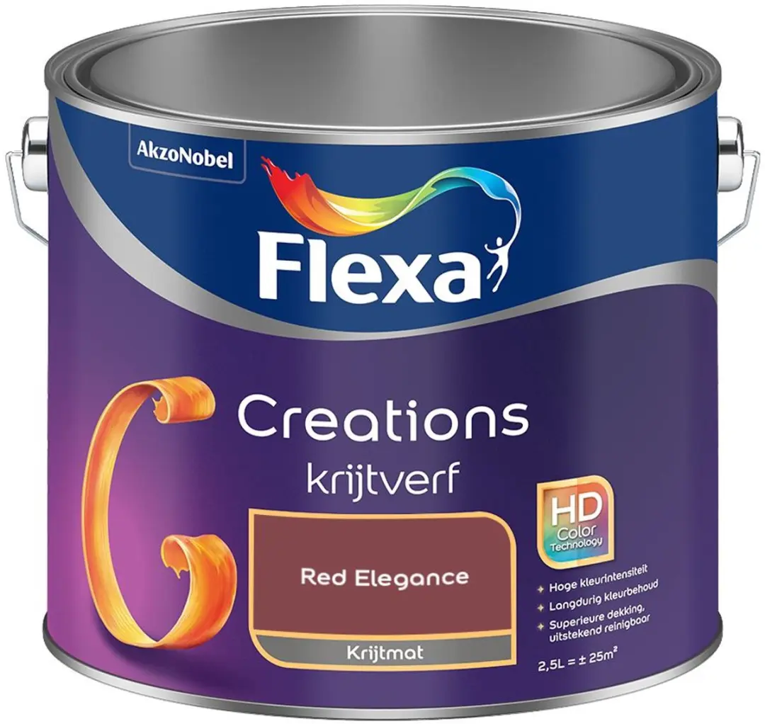 Flexa Creations Muurverf Red Elegance 2,5L