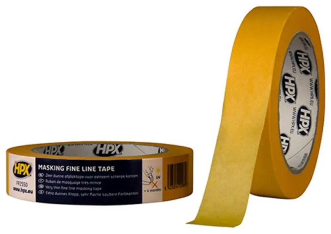 HPX Masking Tape 4400 Gold 25mm - Geel