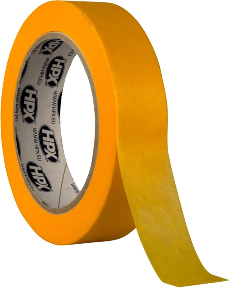 HPX Masking Tape 4400 Gold 25mm - Geel