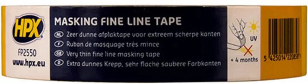 HPX Masking Tape 4400 Gold 25mm - Geel