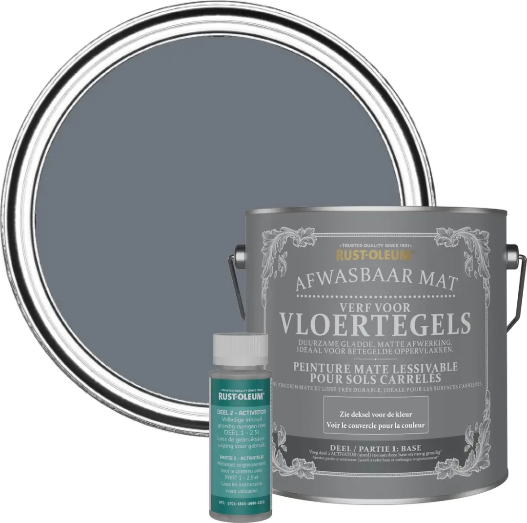 Rust-Oleum Marinegrijs Vloertegelverf 2,5L