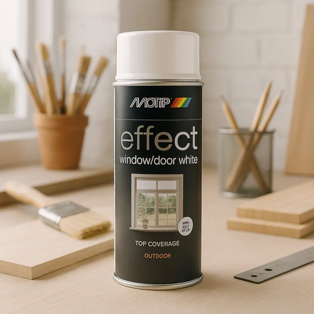 Motip Effect Window Door Sprayverf 400ml - Wit