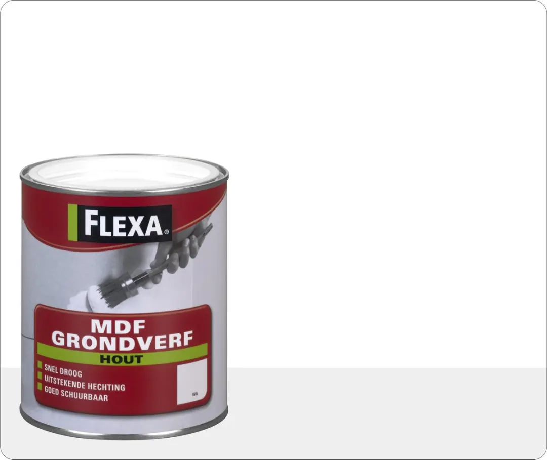 Flexa Grondverf MDF Wit 250ml