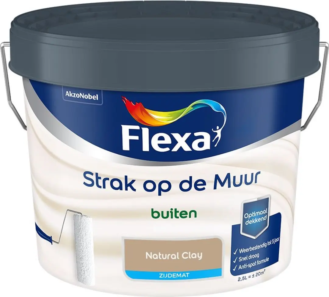 Flexa Natural Clay Mengverf 2,5L