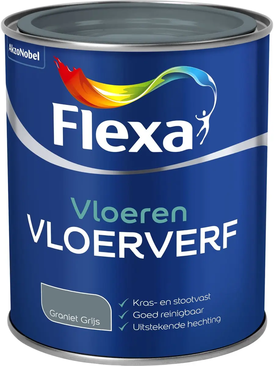 Flexa Vloerverf Granietgrijs 750ml