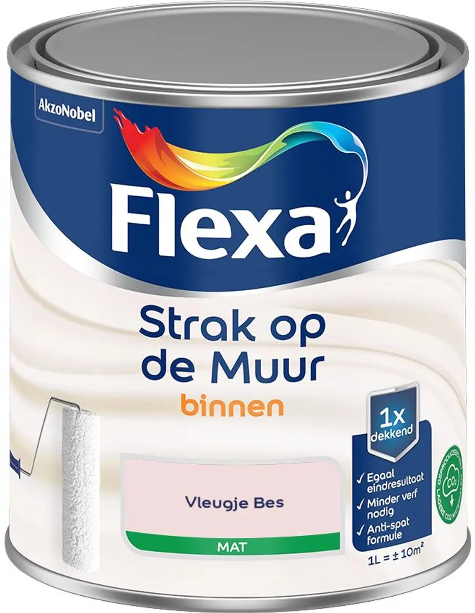 Flexa Strak Op De Muur Binnenmat Vleugje Bes