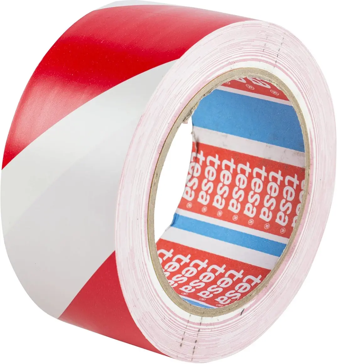 Tesa 60760-00088-15 Vloermarkeringstape 33m x 50mm - Rood/wit