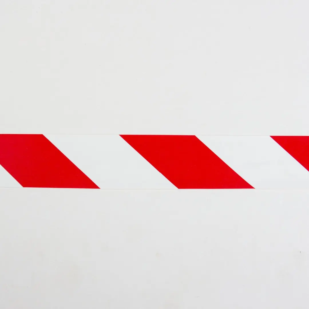 Tesa 60760-00088-15 Vloermarkeringstape 33m x 50mm - Rood/wit
