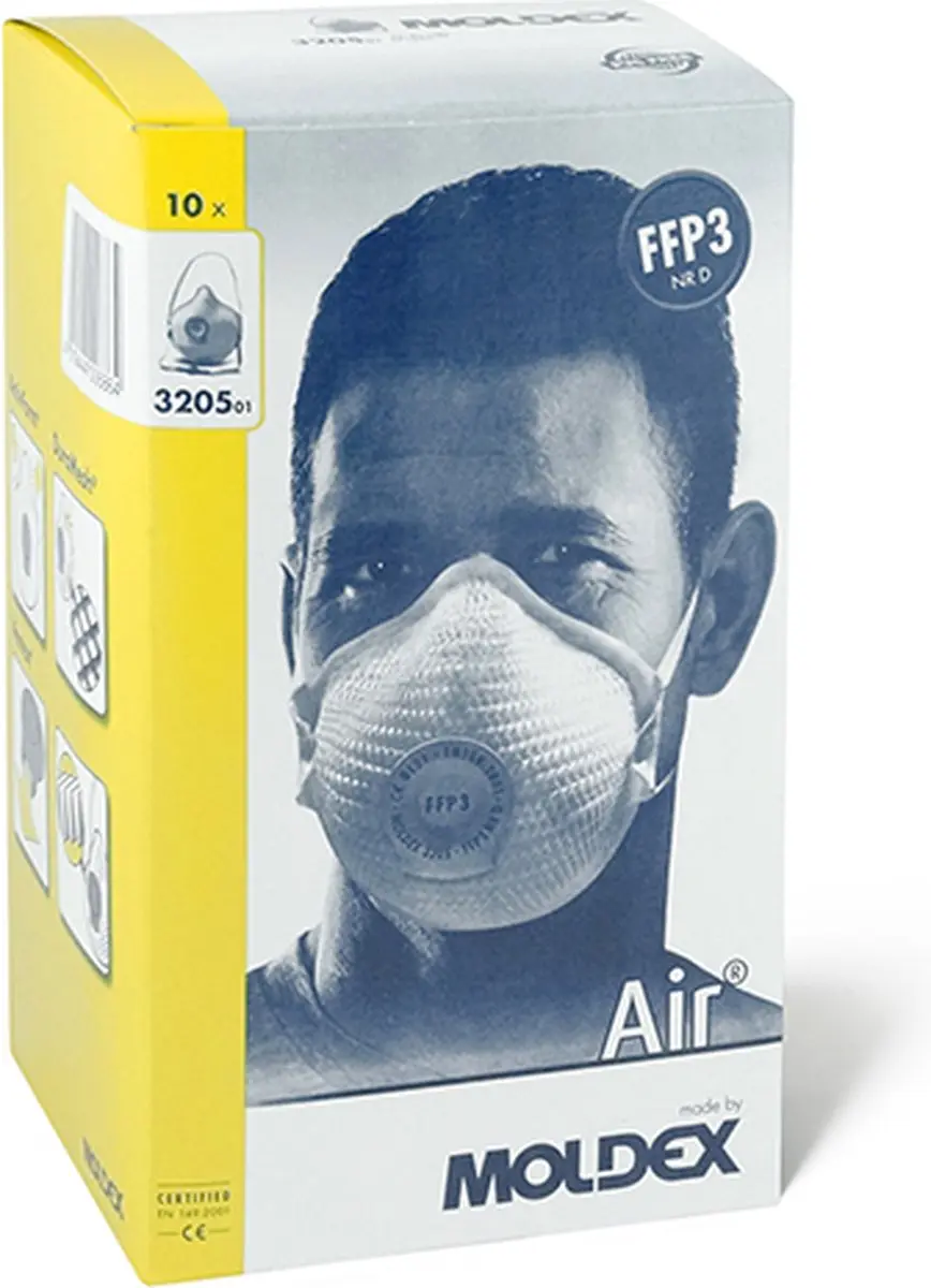 3M FFP3 Mondkapjes - 10 Stuks