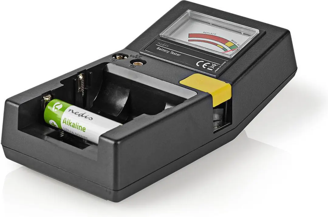 Nedis BATE110 Batterijtester - 9V AA/AAA/Button Cell/C/D - Zwart