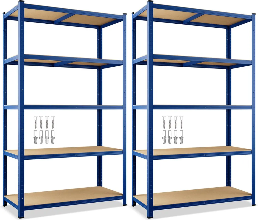 Monzana Stellingkast Set 2x Blauw