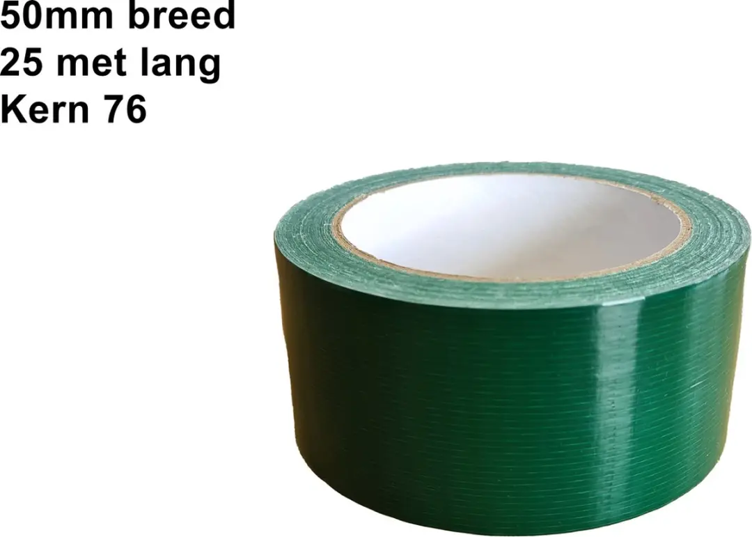 Kortpack Duct-tape 50mm x 25m Groen - 1 Rol