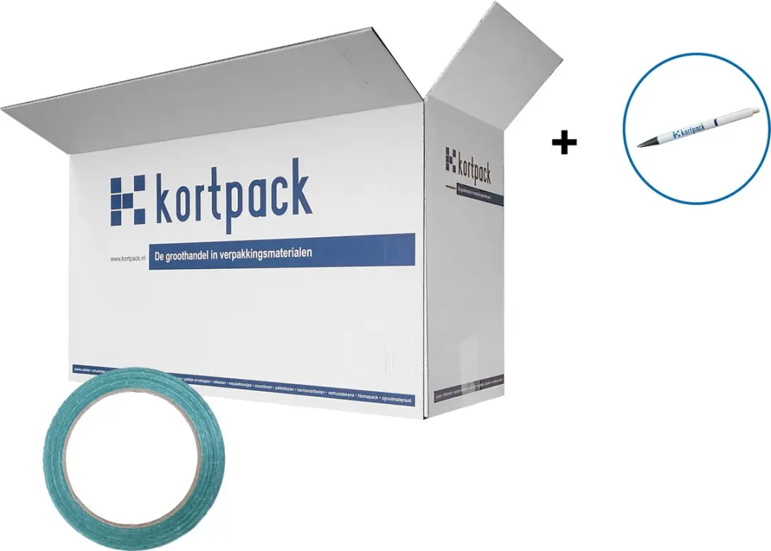 Kortpack Duct-tape 50mm x 25m Groen - 1 Rol