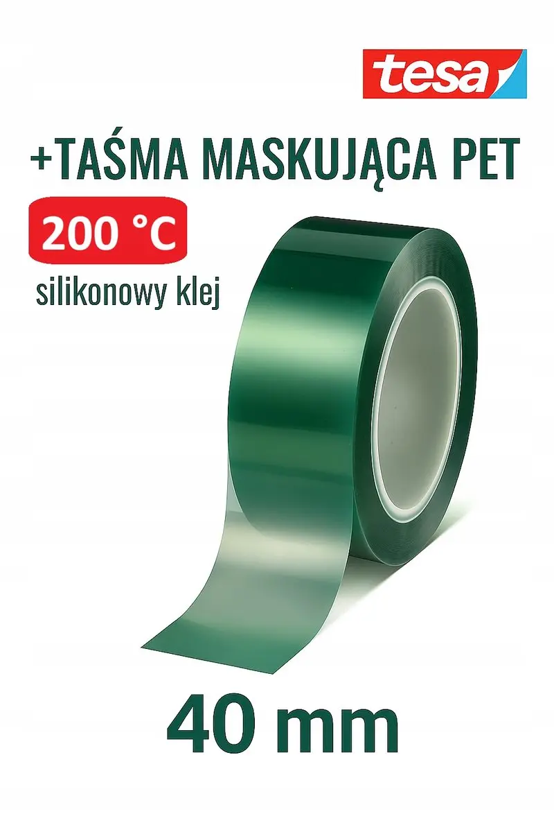 Tesa Groene Maskeertape 50620 - 40mm x 66m
