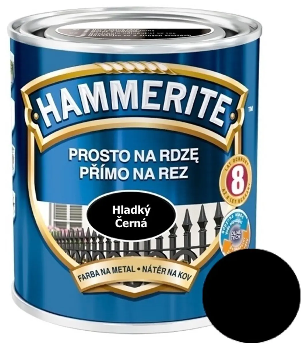 Hammerite Direct Roest Glad 0,7L - Donkergroen
