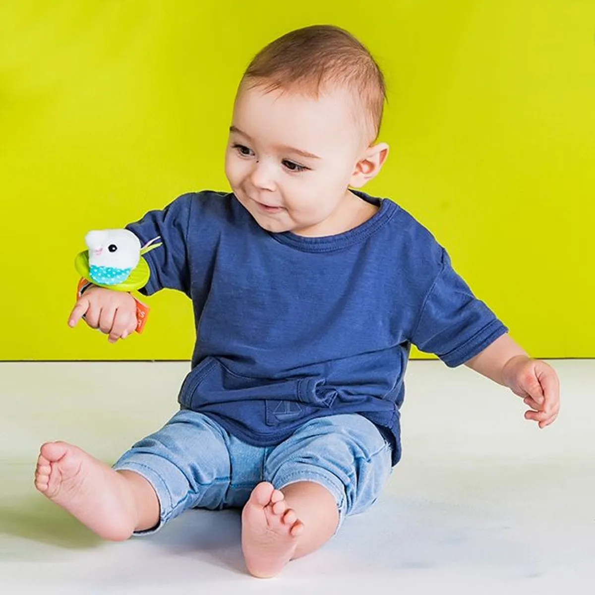 Bright Starts Armband Rammelaar met Bijtring - Multicolor - 2 Stuks