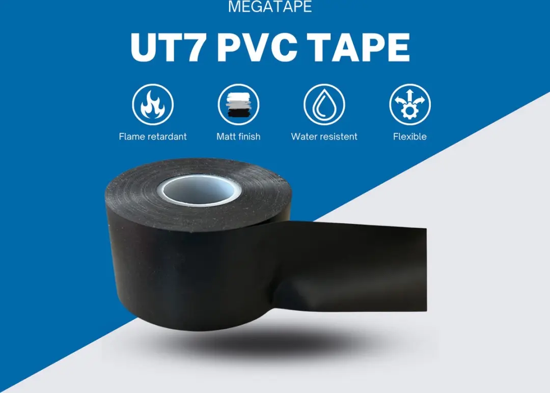 Kortpack Megatape UT7 PVC Isolatietape 38mm x 33m - 4 Rollen