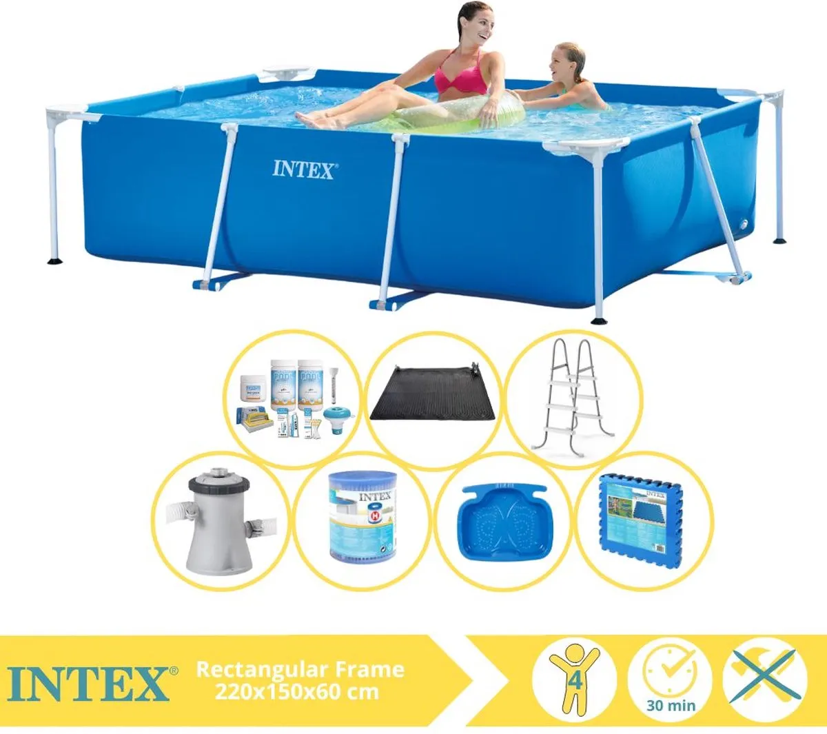 Intex 28270NP Opzetzwembad 220x150x60cm