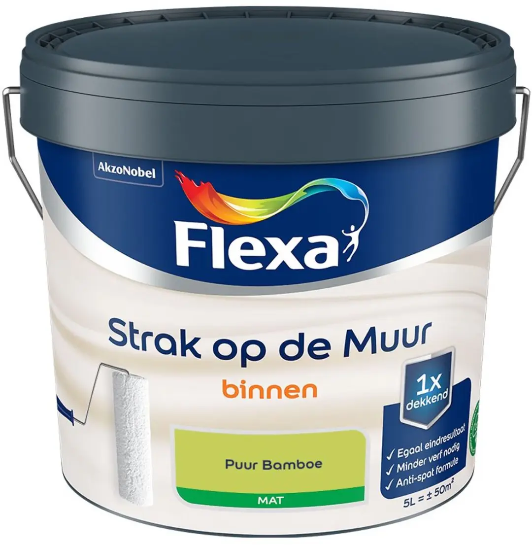 Flexa Strak Op De Muur Binnenmat Puur Bamboe Mengverf 5L