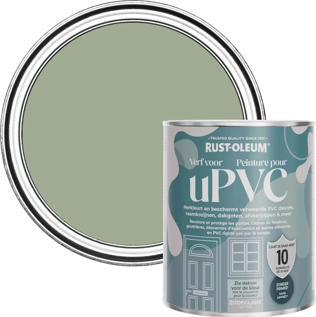 Rust-Oleum Groen Zijdeglans Verf Kakigroen 750ml