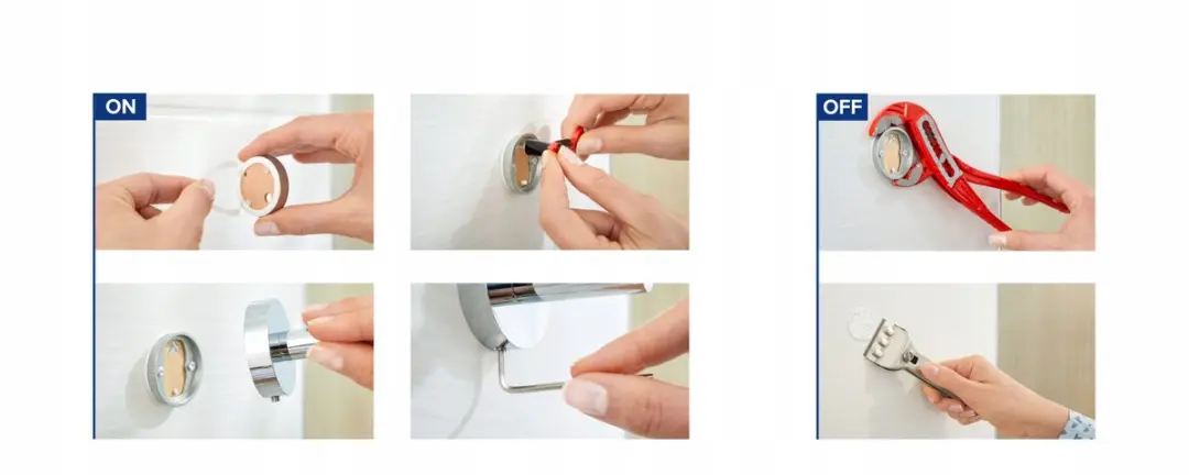 Tesa Smooz Toiletrolhouder - Chromen - 50x50x125mm