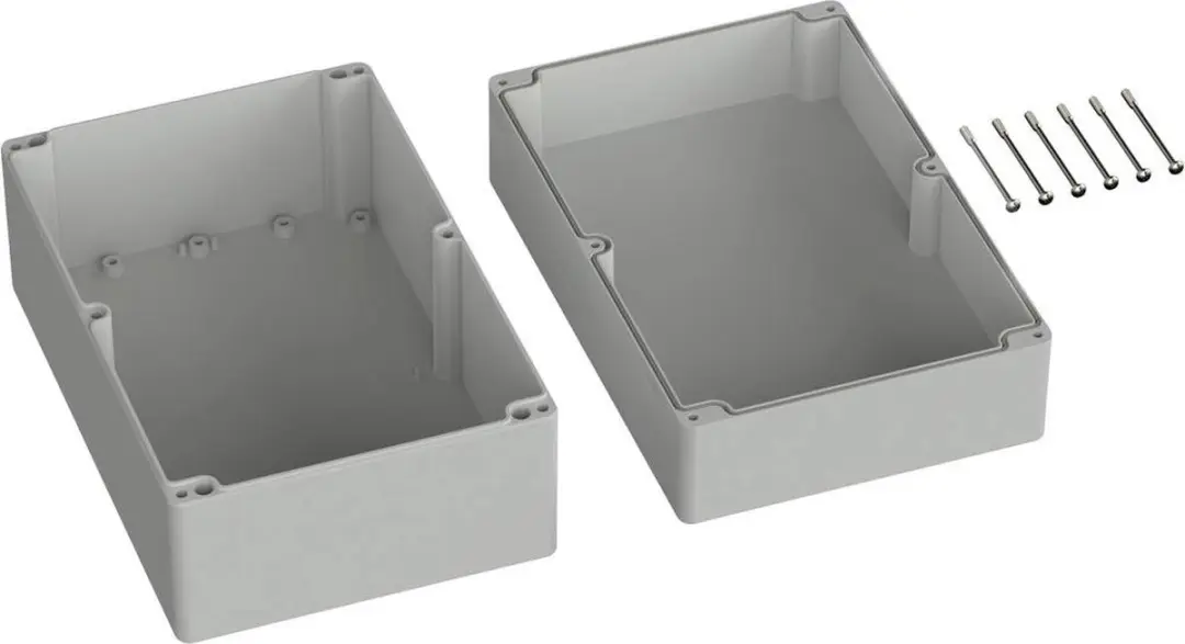 Tru Components TC-9065580 Outdoorbehuizing - 300x230x110mm Polycarbonaat Grijs-wit