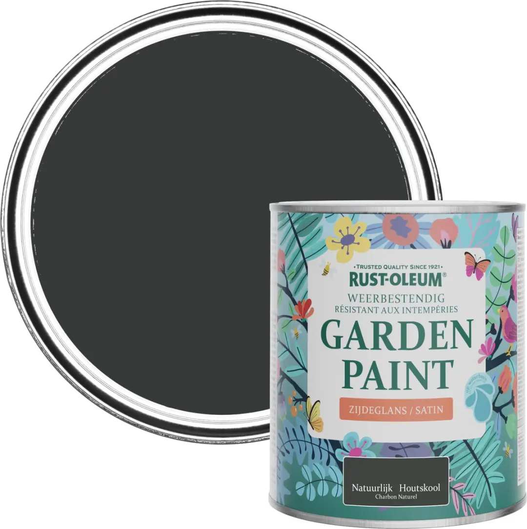 Rust-Oleum Tuinverf Natuurlijke Houtskool 750ml