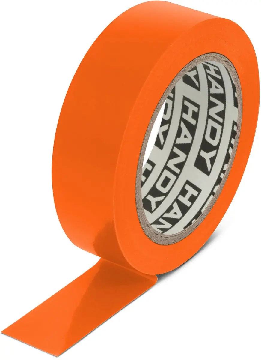 Handy Isolatietape Oranje 10m x 19mm - 10 Rollen