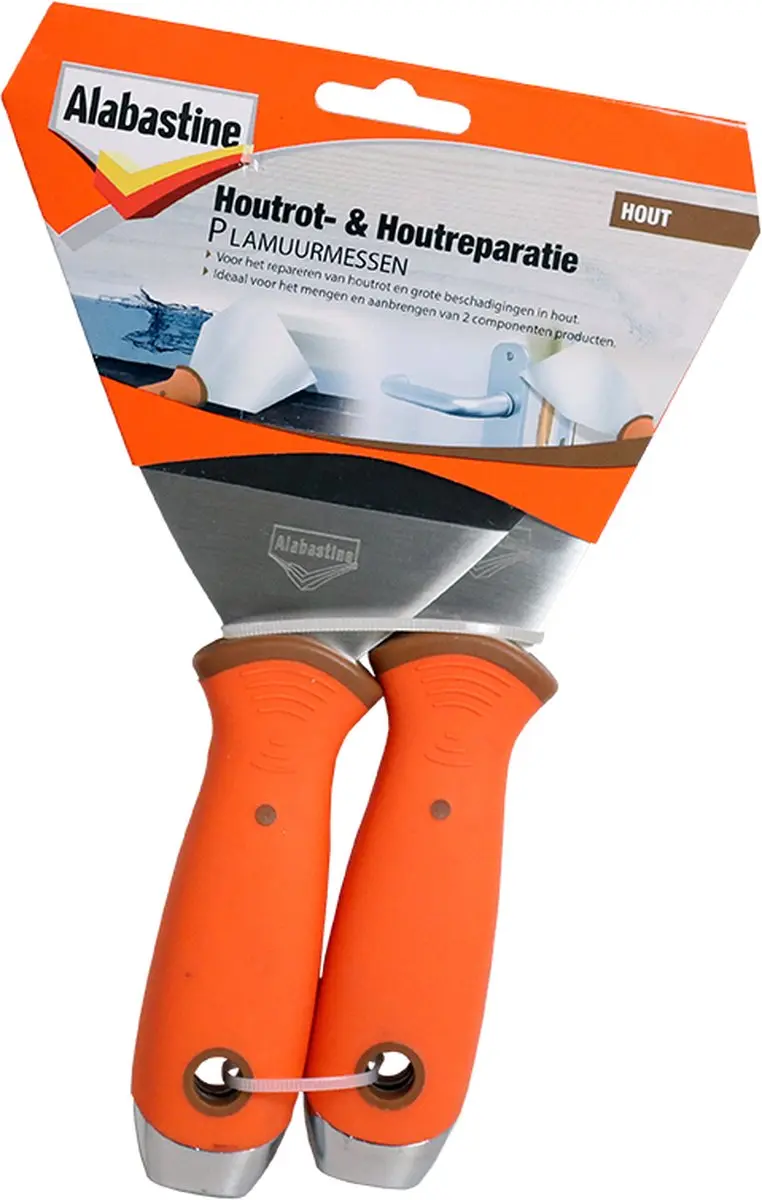 Alabastine Houtrot- & Houtreparatie Plamuurmes 15cm - 2 Stuks