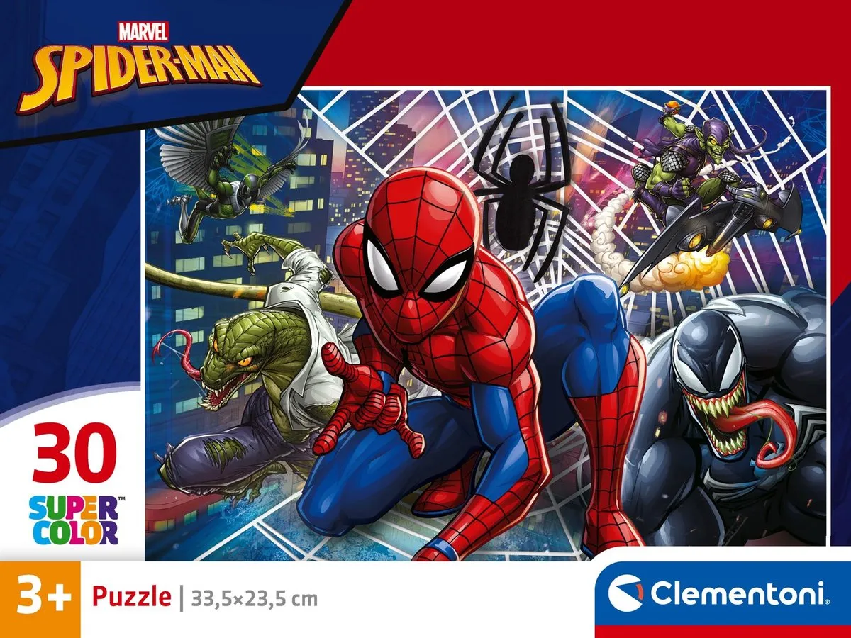 Clementoni Spider-Man Kinderpuzzel 30 Stuks - Multicolor - afbeelding 2 van 5