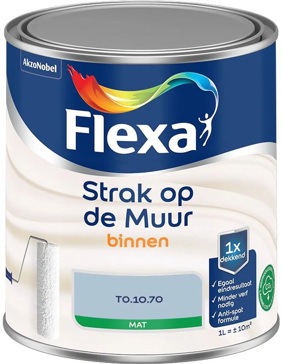 Flexa Strak Op De Muur Binnen Mat Mengverf 1L