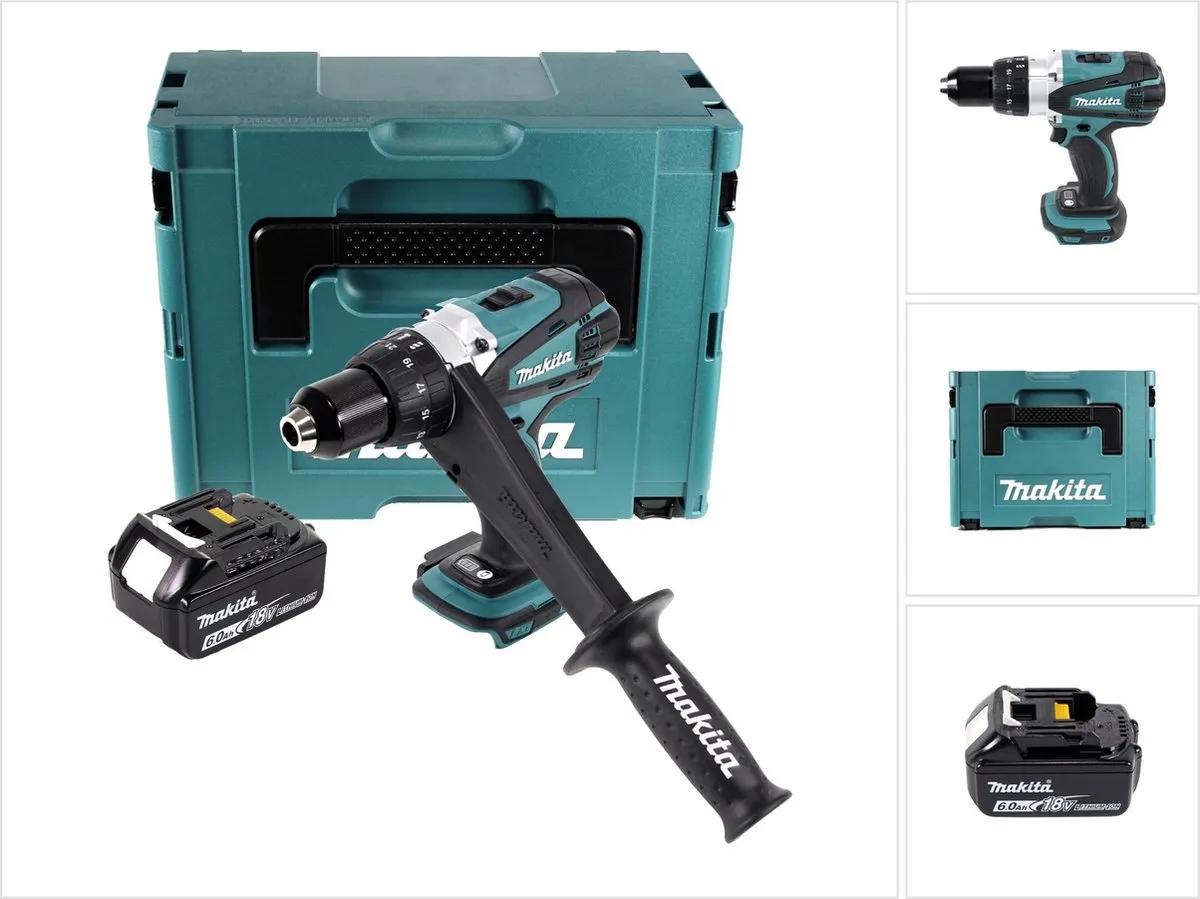 Makita DDF458 Accuboormachine 18V 91Nm