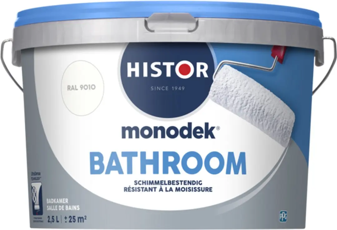 Histor Monodek Badkamerverf RAL 9010