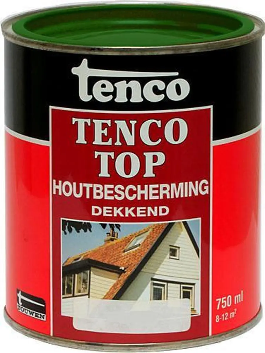 Tenco Tencotop Dekkend Houtbescherming Middengroen 750ml