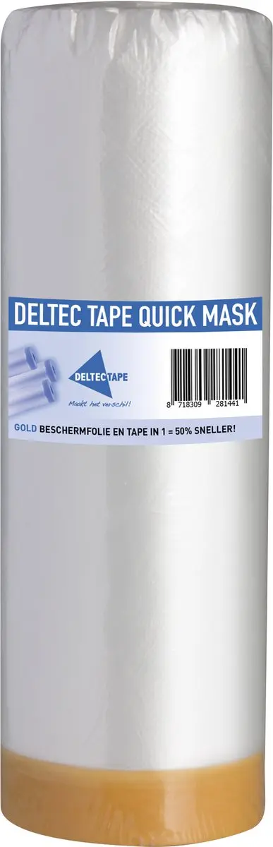 Deltec Quick Mask Gold Afdekfolie 2,7m x 20m