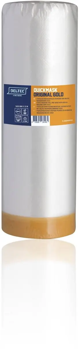 Deltec Quick Mask Gold Afdekfolie 2,7m x 20m