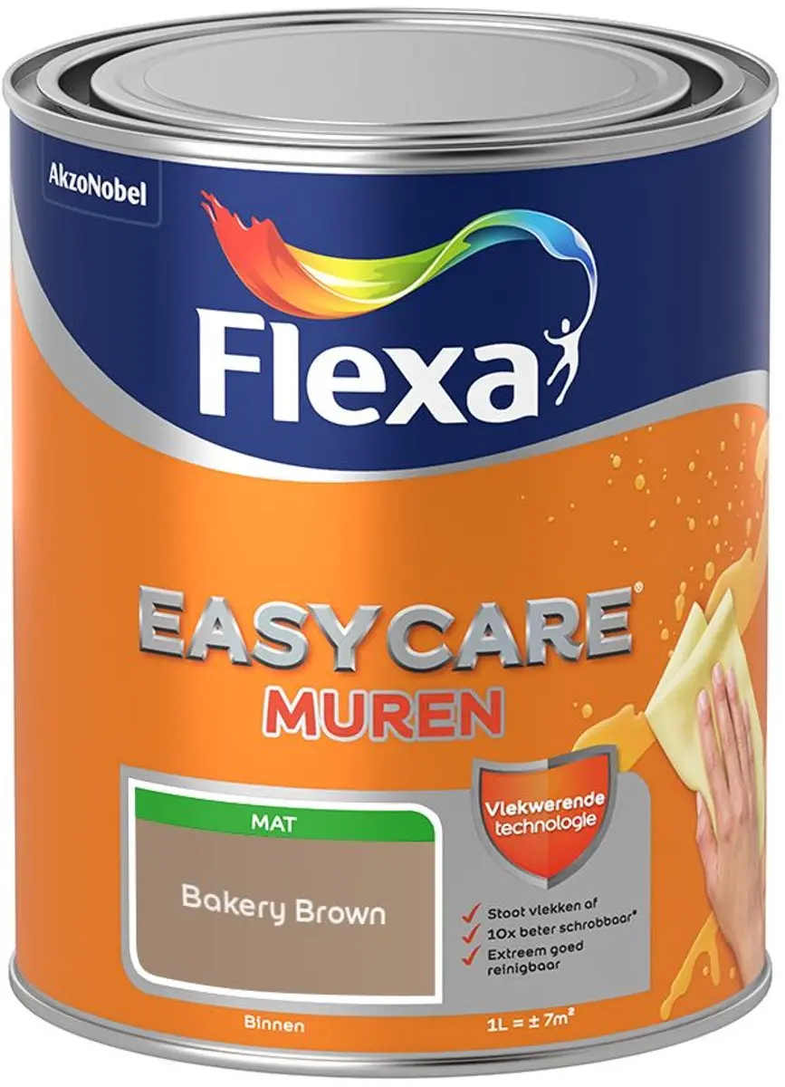 Flexa Easycare Muren Bakery Brown Mengverf 1L