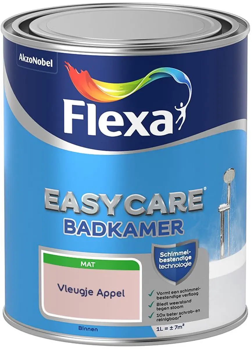 Flexa Easycare Badkamer Vleugje Appel Mengverf 1L