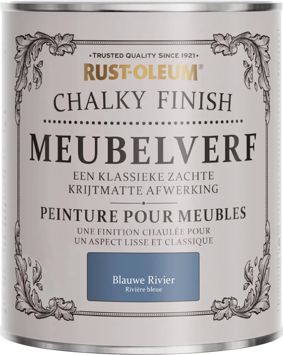 Rust-Oleum Blauwe Rivier Chalky Finish Meubelverf 750ml