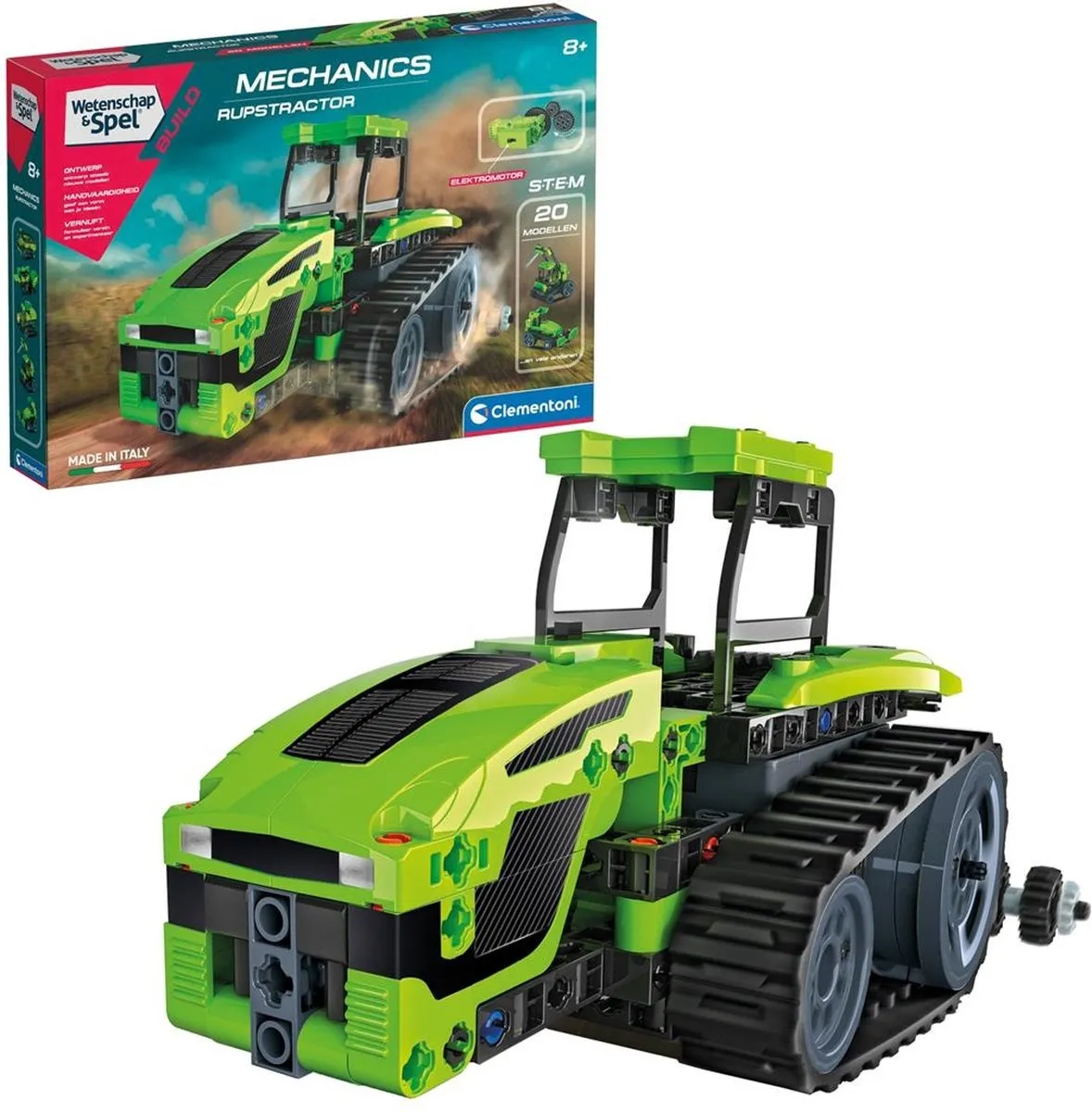 Clementoni Crawler Tractor 200 Onderdelen - 4x AAA - afbeelding 6 van 6