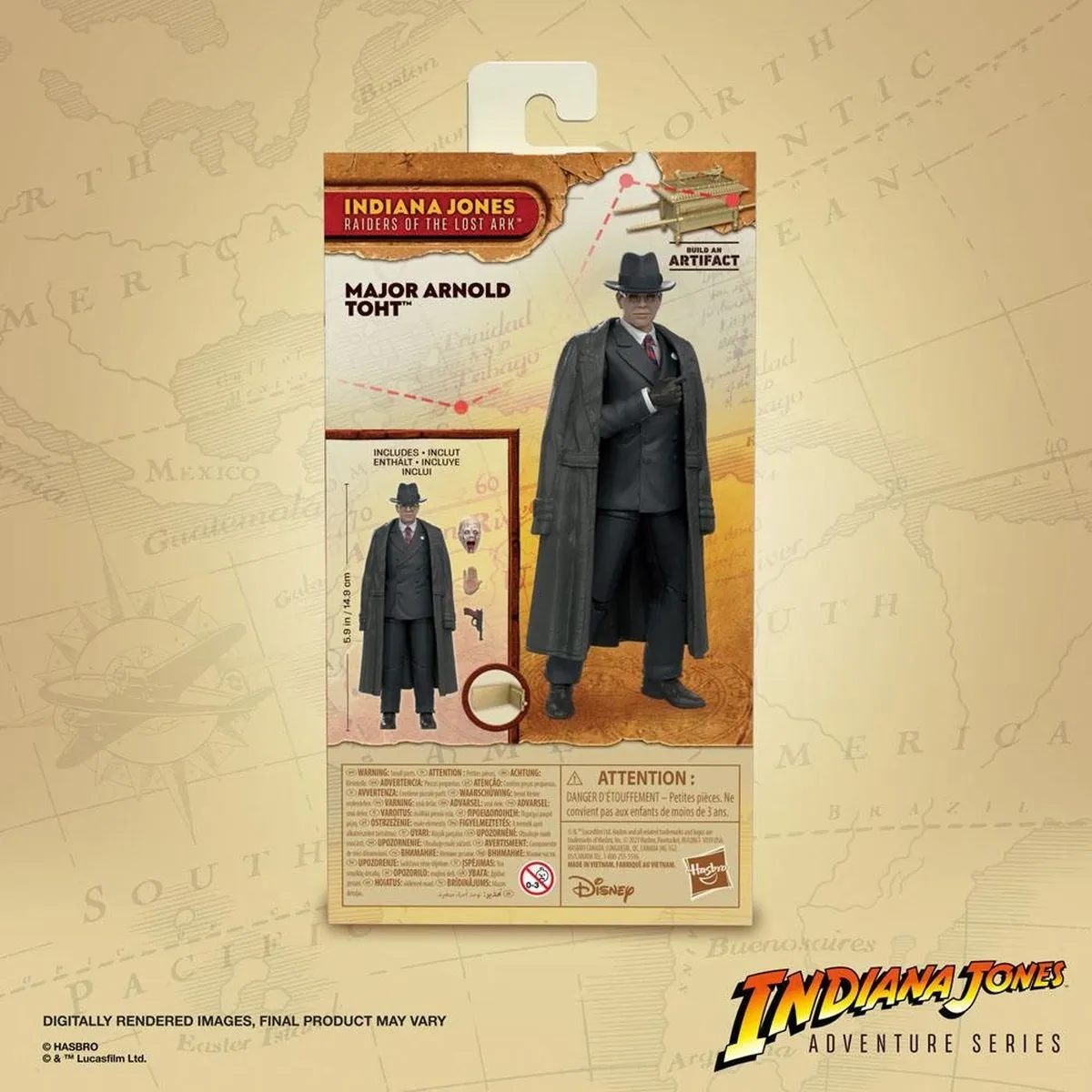 Hasbro Indiana Jones Actiefiguur Arnold Toht 15cm - F60615X0