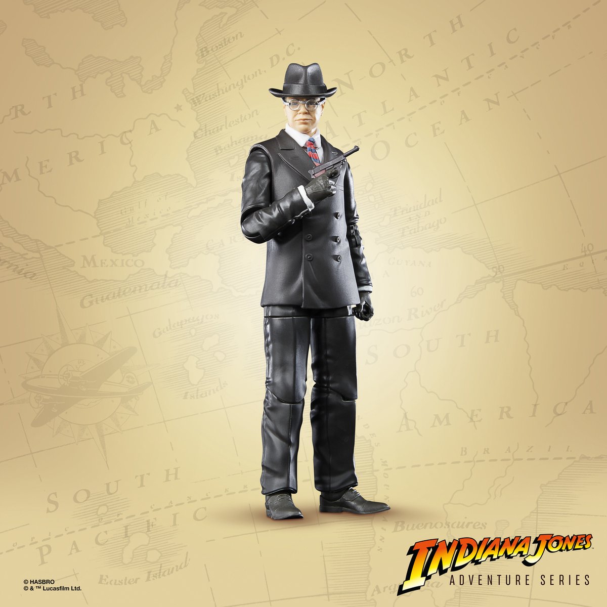Hasbro Indiana Jones Actiefiguur Adventure Series Major Arnold Toht (Raiders of the Lost Ark) 15 cm Multicolours
