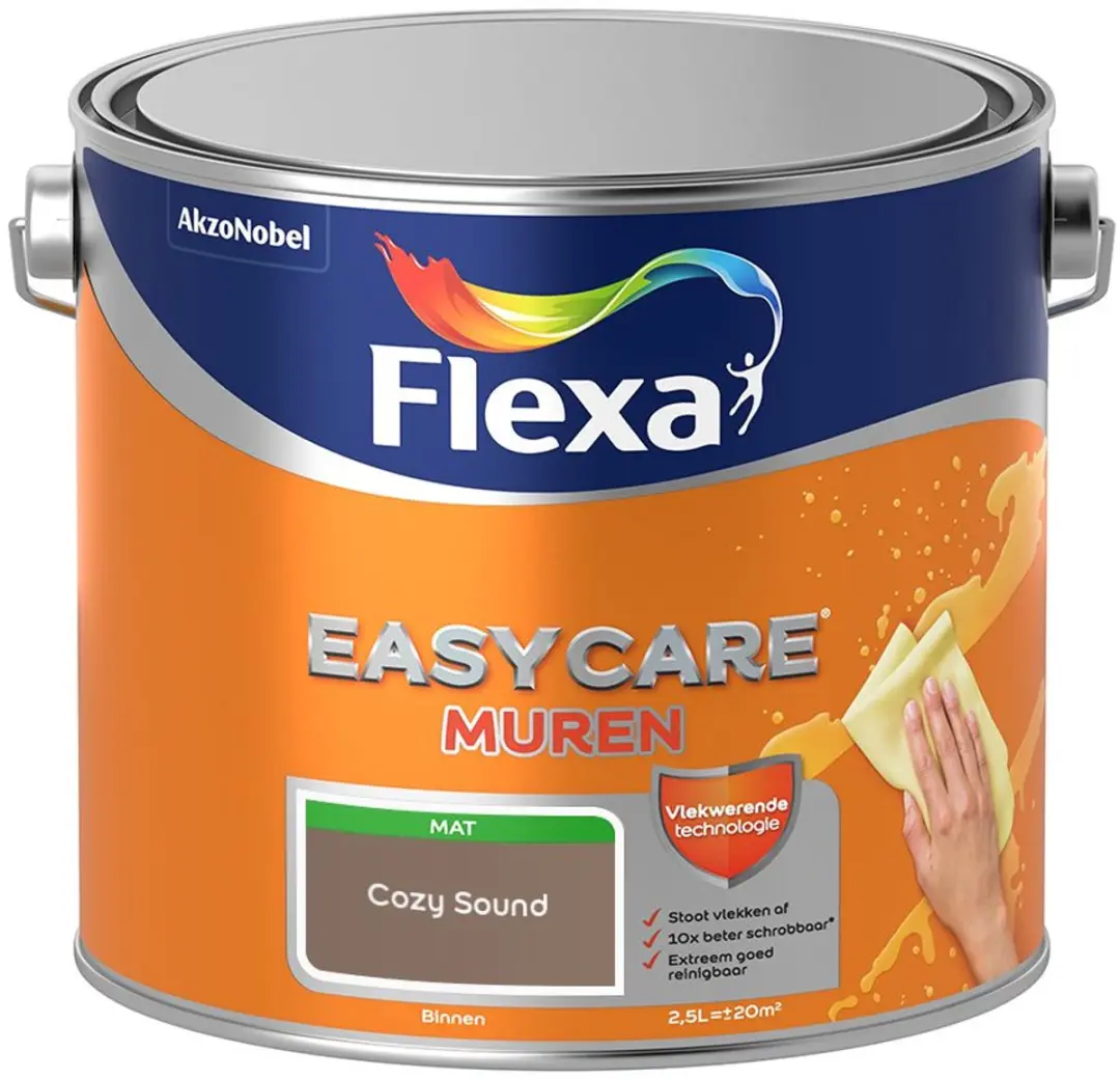 Flexa Easycare Muren Cozy Sound Mengverf 2,5L