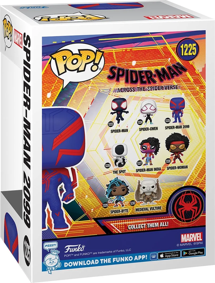 Funko Marvel POP! SpiderMan 2099 65724 - Blauw