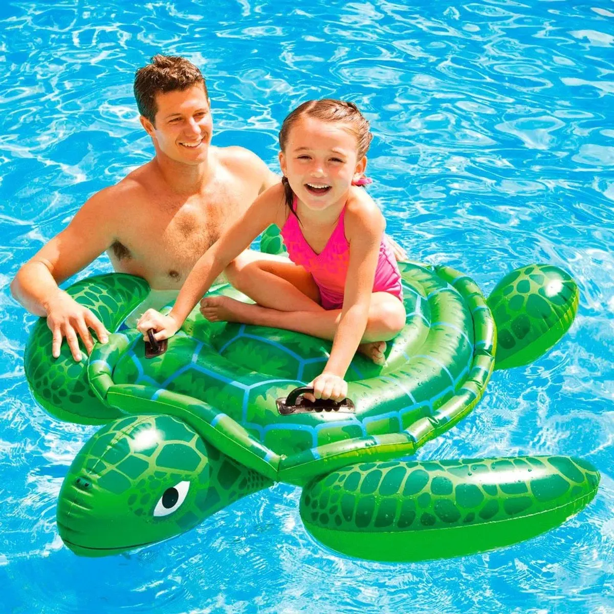 Intex Schildpad Opblaasfiguur - Leeftijd 3+ - Lichtgroen