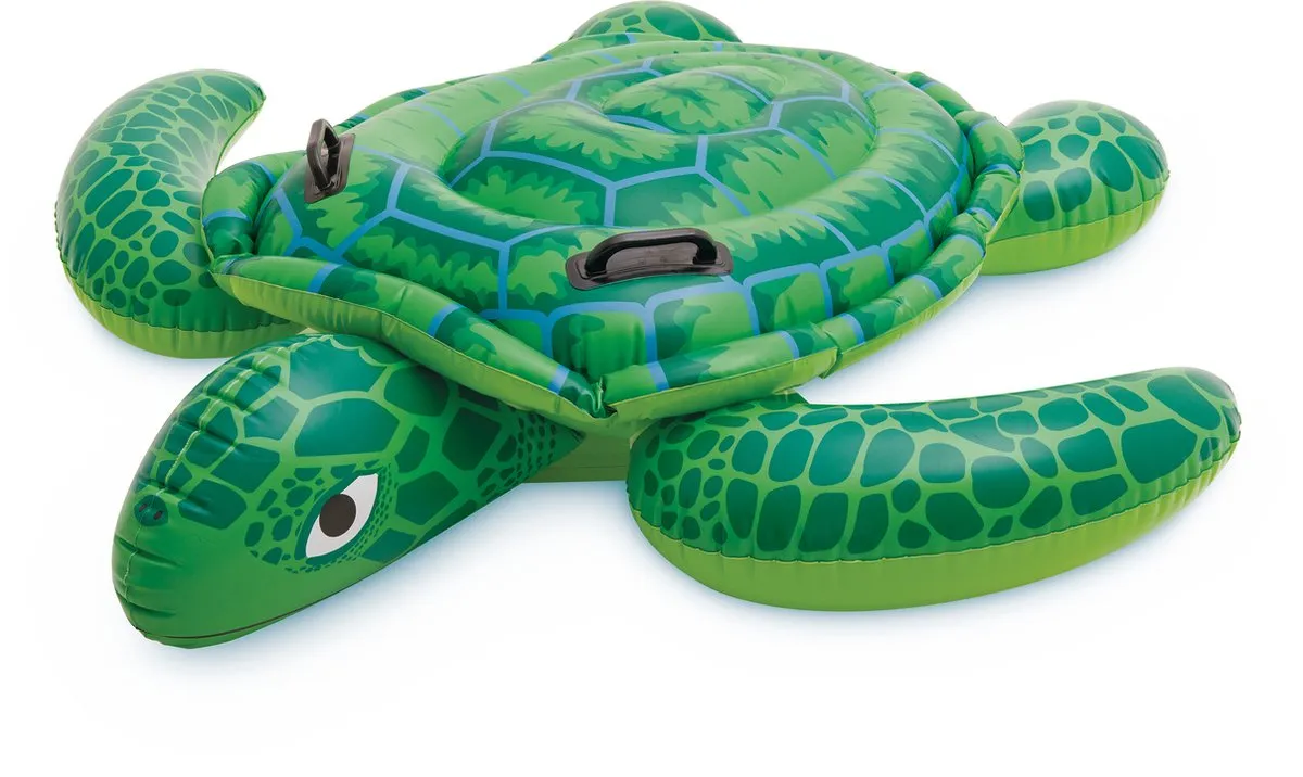 Intex Schildpad Opblaasfiguur - Leeftijd 3+ - Lichtgroen