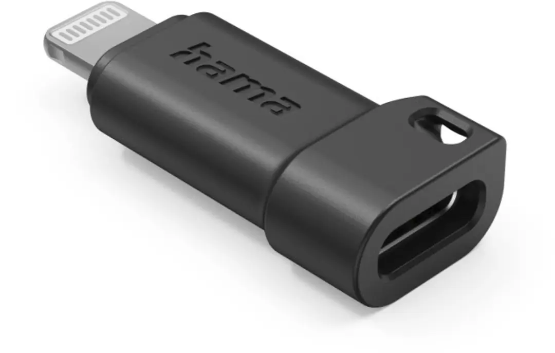 Hama USB-C naar Apple Lightning Adapter - MFI - Zwart