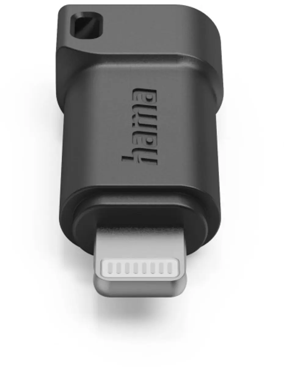 Hama USB-C naar Apple Lightning Adapter - MFI - Zwart